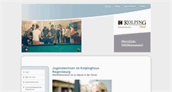 Desktop Screenshot of jugendwohnen-regensburg.de