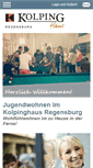 Mobile Screenshot of jugendwohnen-regensburg.de